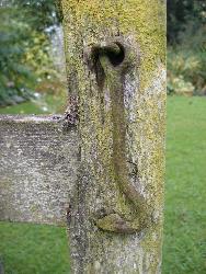  Old gate found under brambles at Aulden 